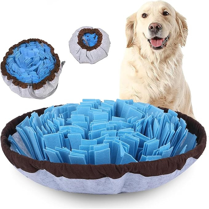Snuffle Mat for Dogs - Adjustable Interactive Puzzle Toy for Large & Small Breed Slow Feeder for ... | Amazon (US)
