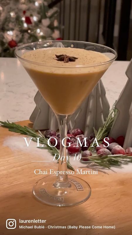 Chai Espresso Martini 

#LTKhome #LTKSeasonal #LTKHoliday