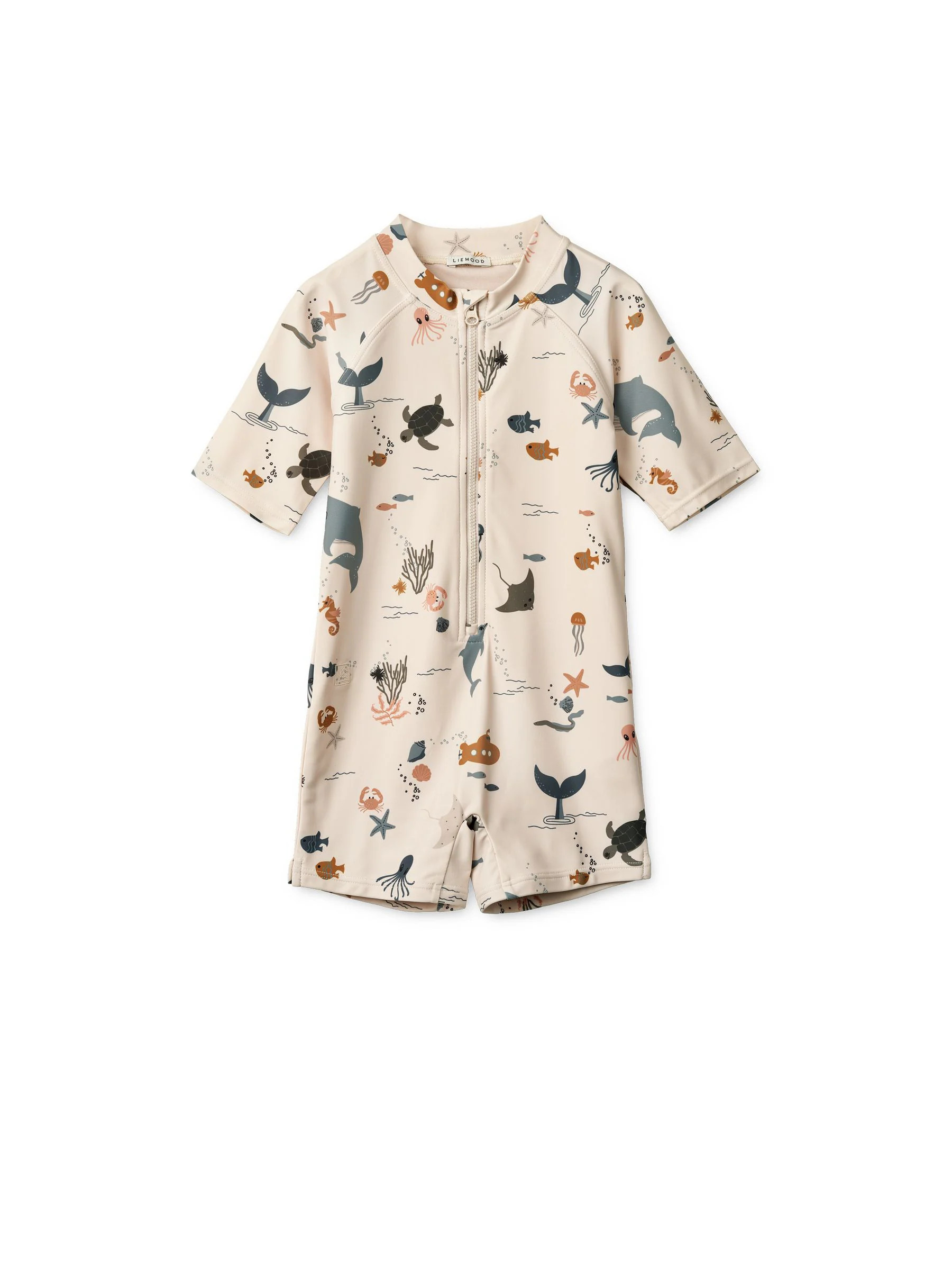 Liewood Liewood Cream Max Printed Shortsleeve Swimsuit | Next US