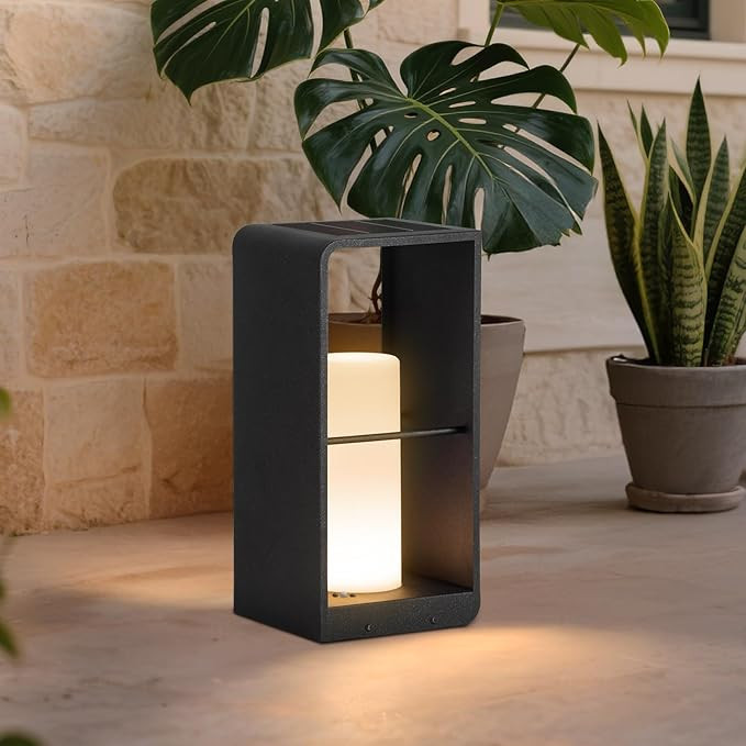 Outdoor Lights for Patio, IP65 Solar Lanterns Outdoor Waterproof, Dusk to Dawn Floor Lamp with 30... | Amazon (US)