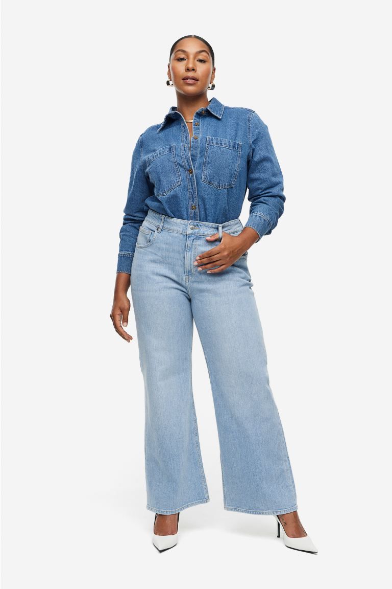 Wide High Jeans | H&M (US + CA)