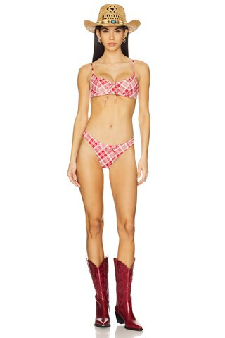 x Bella Hadid Cola Bikini Top in Lover's Lane | Revolve Clothing (Global)