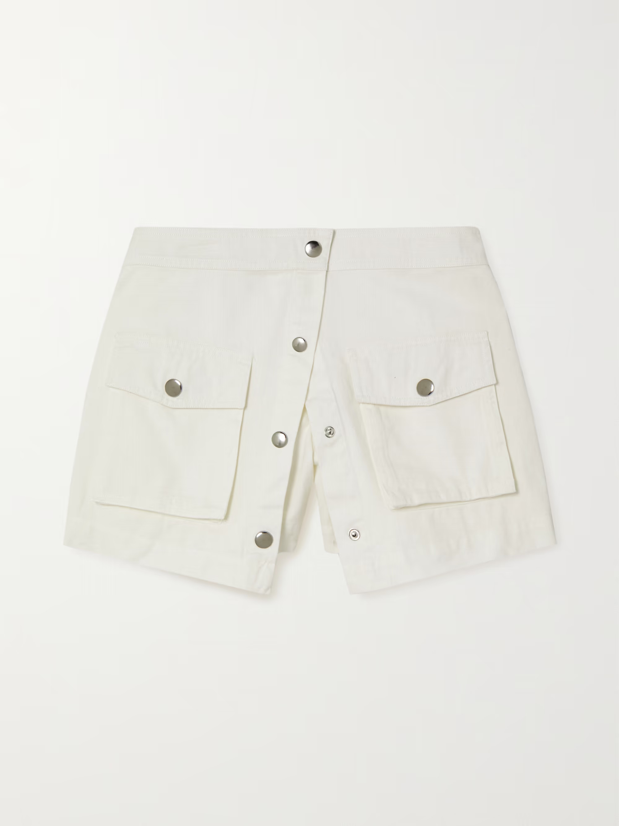 Tamara layered cotton-twill shorts | NET-A-PORTER (US)