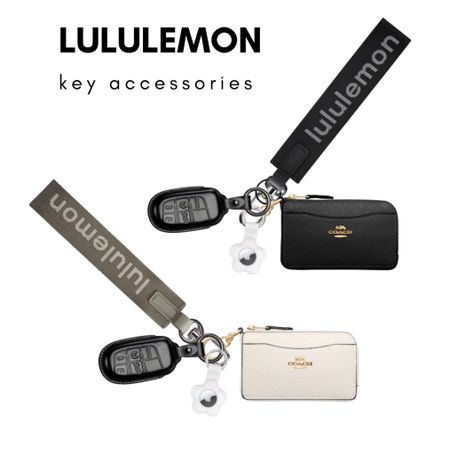 Lululemon Coach Car Key Accessories 
Lululemon never lost
Key fob cover
AirTag cover
Keychain wallet

#LTKSale #LTKunder50 #LTKFind
