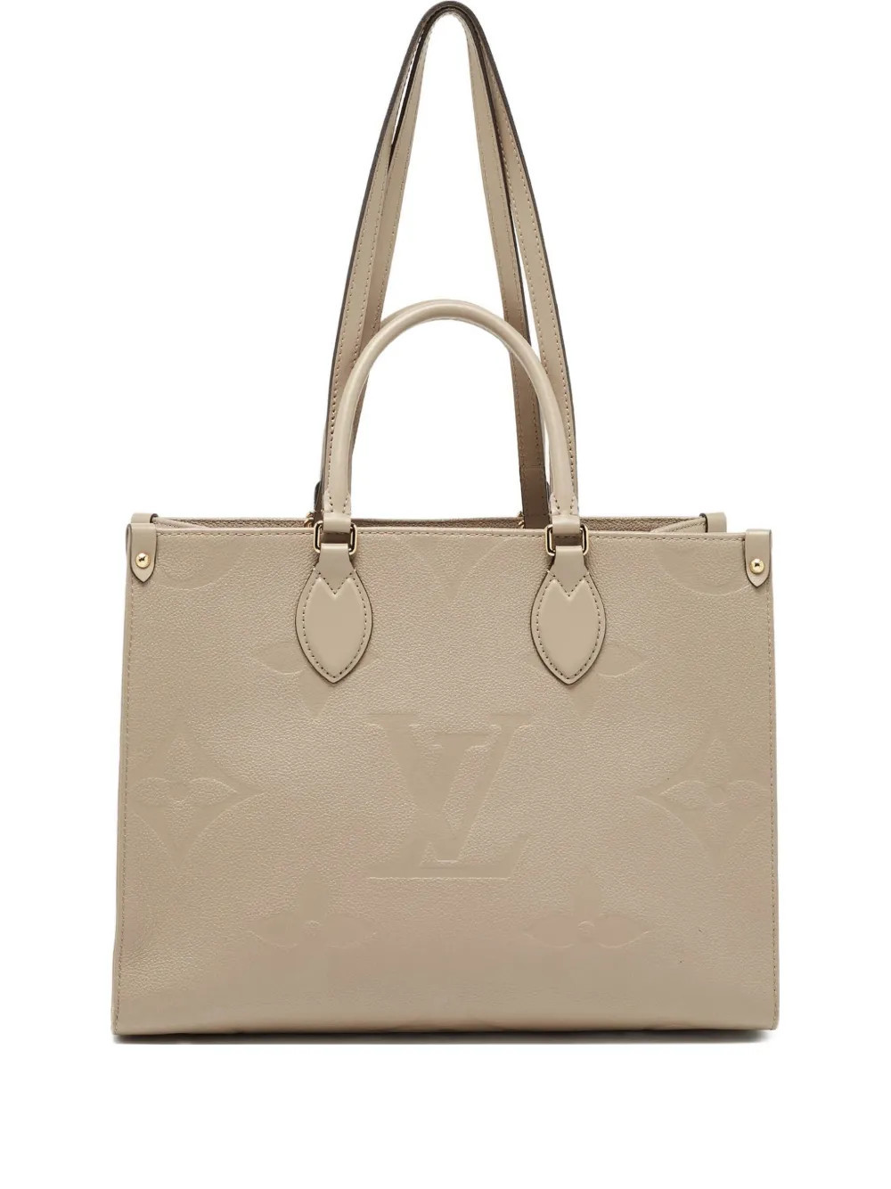 Louis Vuitton Pre-Owned OnTheGo MM Monogram Empreinte leather tote bag - Neutrals | Farfetch Global
