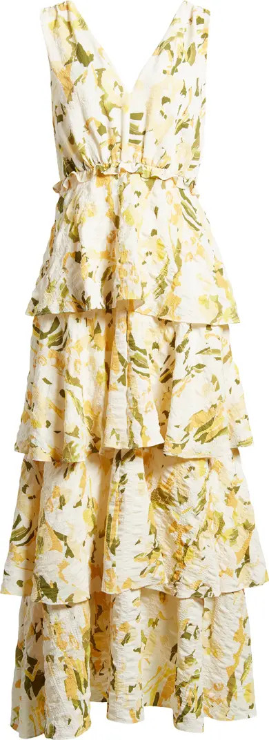 Floral Tiered Maxi Dress | Nordstrom