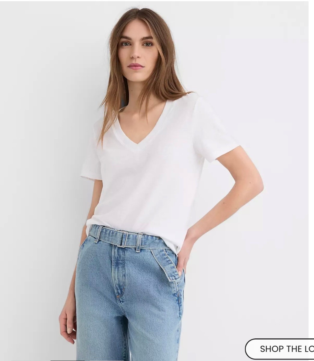 Never underestimate a good V-neck tee 🤍
This one is the perfect everyday staple—easy, flattering, and pairs with literally everything in your closet. The kind of piece you reach for again and again

Comes in multiple colors too!

v neck tee, white t shirt, everyday basics, wardrobe essentials, capsule wardrobe, classic style, minimalist fashion, elevated basics, casual chic, effortless style

#LTKSaleAlert #LTKPetite #LTKMidsize