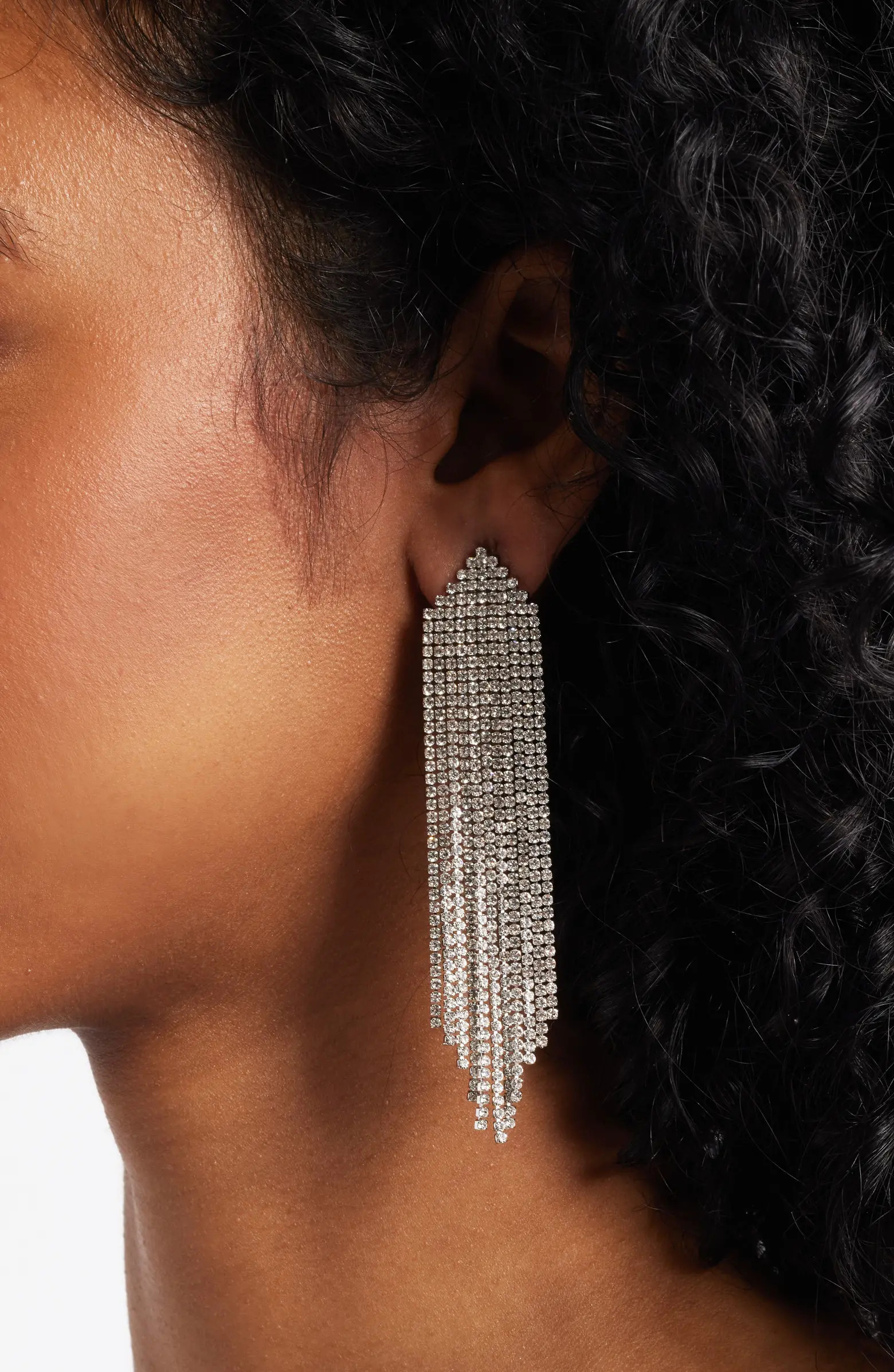 CRISTABELLE Sassy Fringe Drop Earrings | Nordstrom | Nordstrom