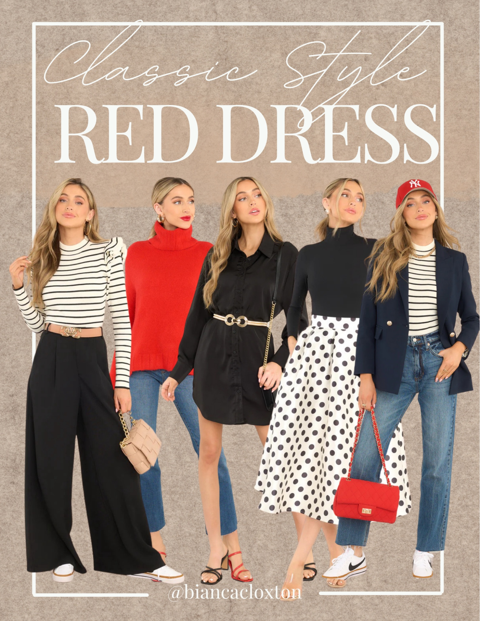 Chic Classic Styles || Red Dress Boutique

Palazzo pants, stripes, red, denim, dress, polka dots, skirt, blazer, chic, crisp, classic, dressy, mod, red dress boutique


#LTKmidsize #LTKover40 #LTKstyletip