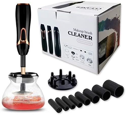 Electric Makeup Brush Cleaner, Bagvhandbagro Makeup Brush Cleaner and Dryer Machine with 8 Ru... | Amazon (US)