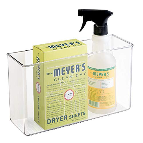 iDesign AFFIXX Plastic Wall Mount Organizer for Kitchen Bathroom, Office, Bedroom, Garage, Craft Room, 3.5" x 11" x 6.5", Clear | Amazon (US)