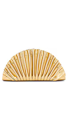 Cult Gaia Nala Mini Clutch in Gold from Revolve.com | Revolve Clothing (Global)