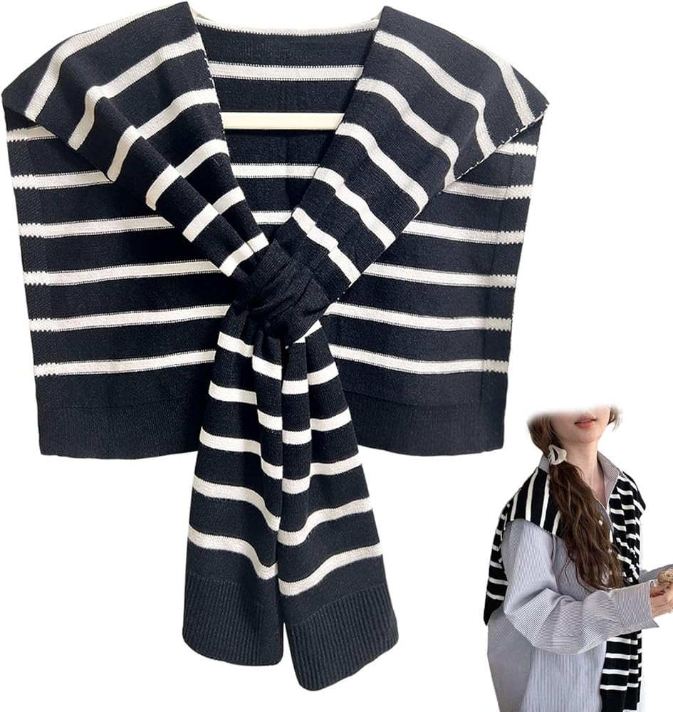 Women's Fashion Knitted Shawl - Khaki Sweater Shawl for Air-Conditioned Rooms | Amazon (US)