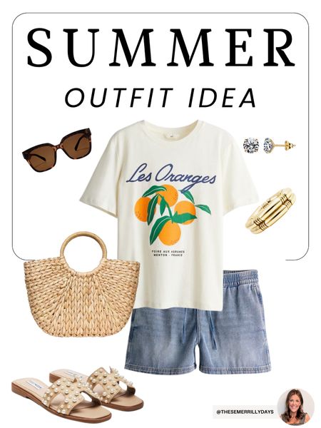 Casual summer outfit idea - 

#LTKFindsUnder50 #LTKItBag #LTKShoeCrush