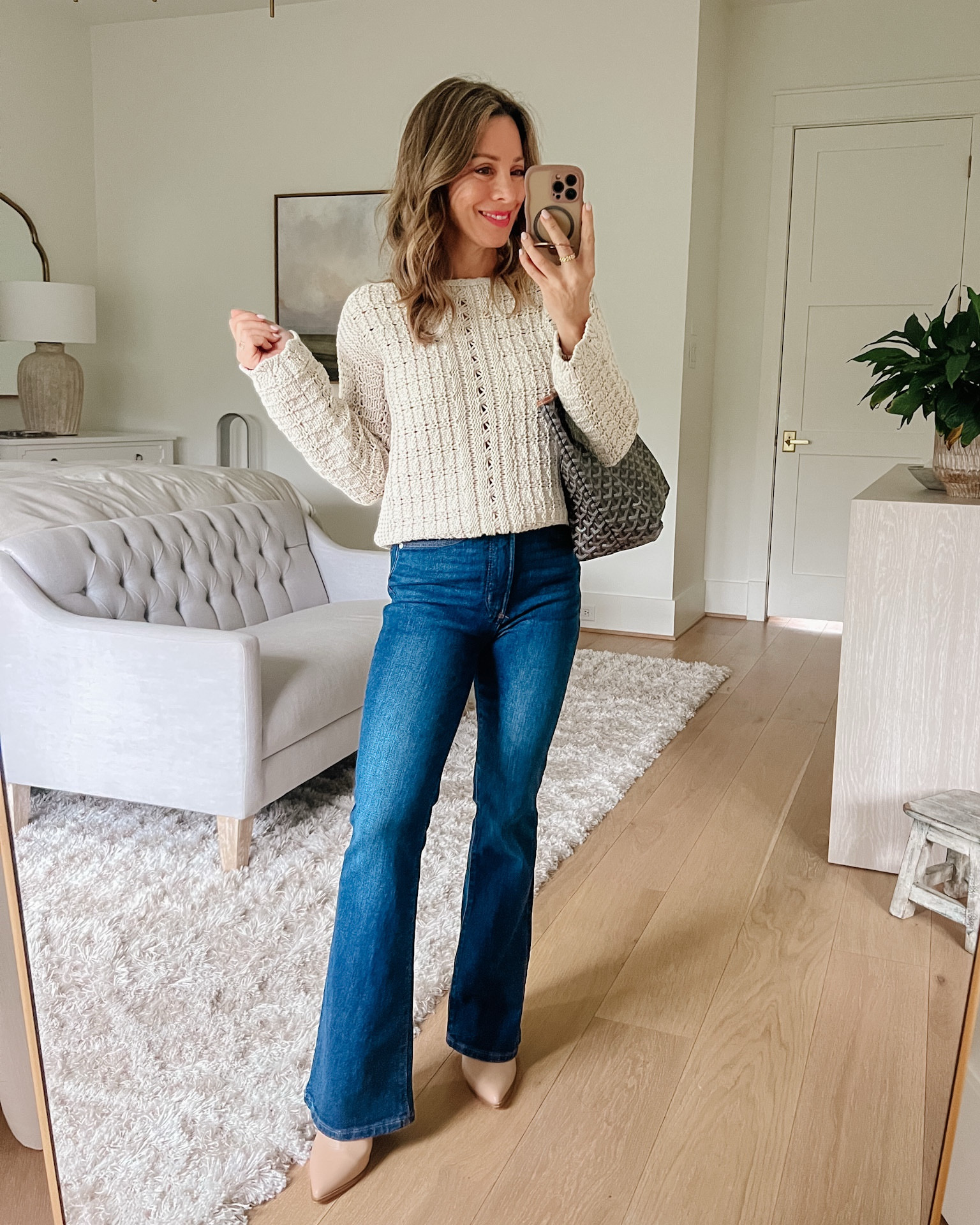 Loft has so many great jeans and these are fabulous 

Sweater Fit: I’m wearing an XS

Jeans Fit: I’m wearing a 0P

#LTKgrwm #LTKPetite #LTKOver40