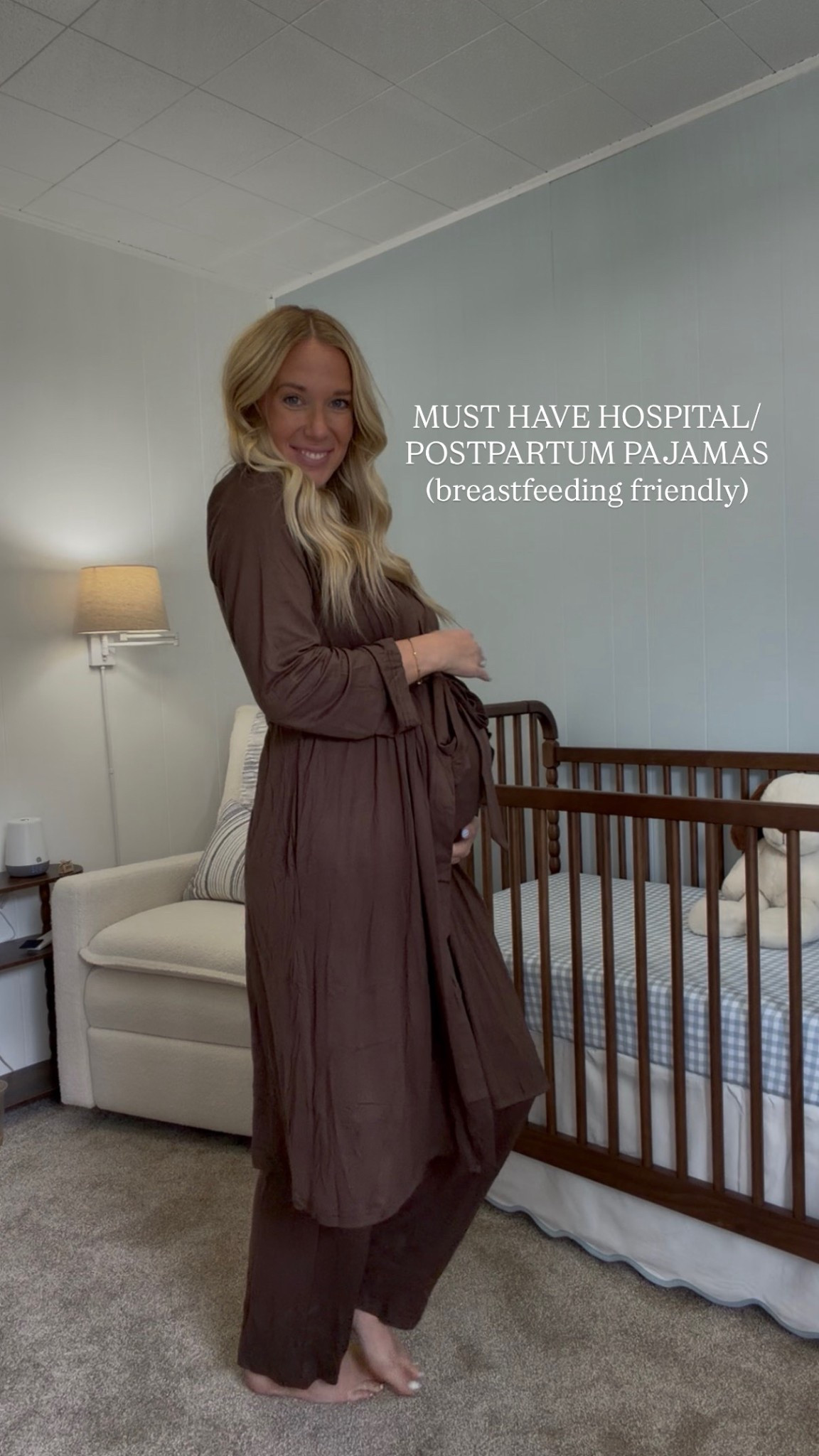 A 3 piece set that’s breastfeeding friendly and only $31… I’ll take 5! 
Brown set- medium 
Black set- small 

#LTKBaby #LTKmomlife #LTKBump