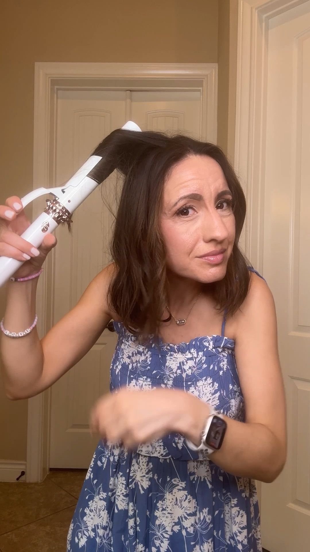 Curling my hair and wearing the sweetest floral dress. 
Love this T3 curling iron. 
T3 SinglePass Curl X Extra-Long Barrel Curling Iron with 9 Heat Settings and Ceramic Barrel for Fast Styling and Lasting Resu
T3 SinglePass Curl X Extra-Long Barrel 1", 1.25", 1.5" Curling
Petite style 
Shoulder length hair 

#LTKgrwm #LTKselfcare #LTKBeauty