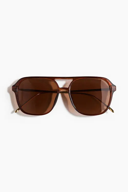 H&M Polarised Sunglasses in Dark Brown at Nordstrom | Nordstrom