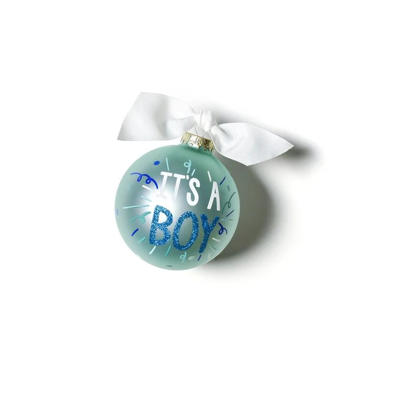 It's A Boy Ball Ornament | Wayfair North America