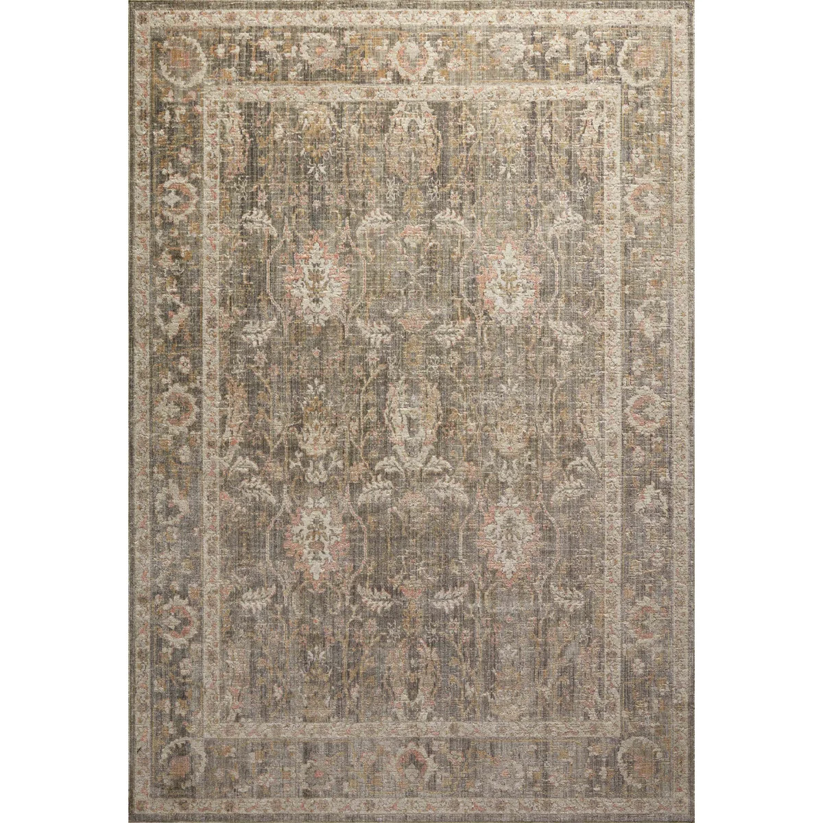 Chris Loves Julia x Loloi Rosemarie Oriental Sage Blush Area Rug | Wayfair North America