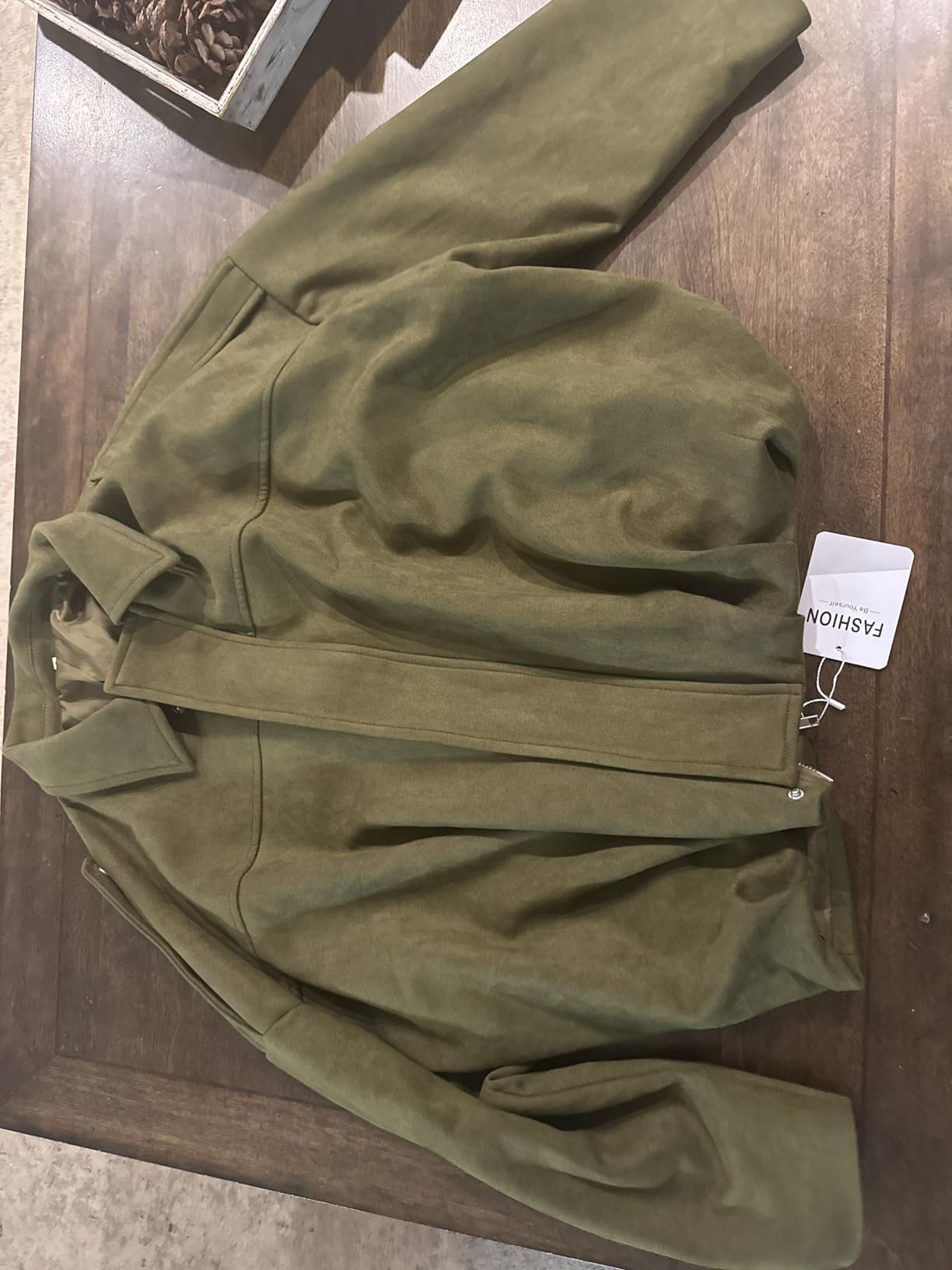 Women's Faux Suede Bomber Jacket Oversized Pilot Coats Fall Lapel Zip Up Motorcycle Streetwear Ou... | Amazon (US)