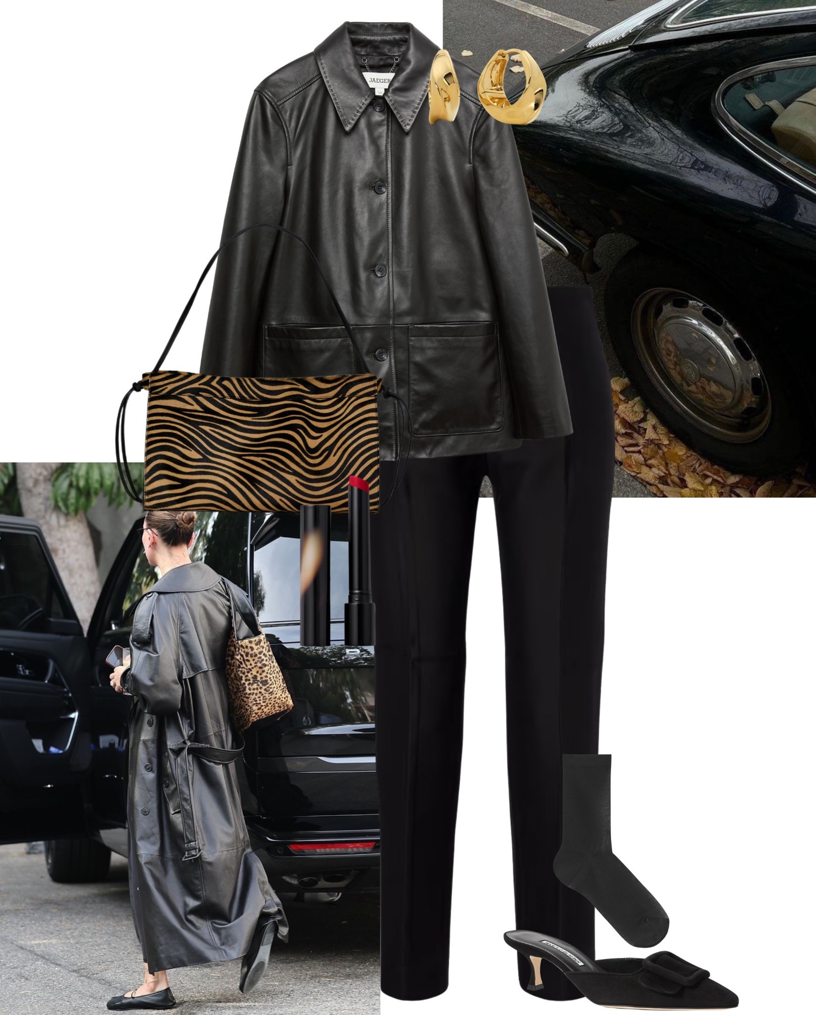 Leather Shirt + Trousers + Heels 

Outfit | Leopard Print | Bag | Party | Dinner | DateNight | Accessories | Winter 



#LTKdatenight #LTKuk #LTKwinter