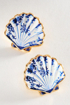Mosaic Shell Post Earrings | Anthropologie (US)
