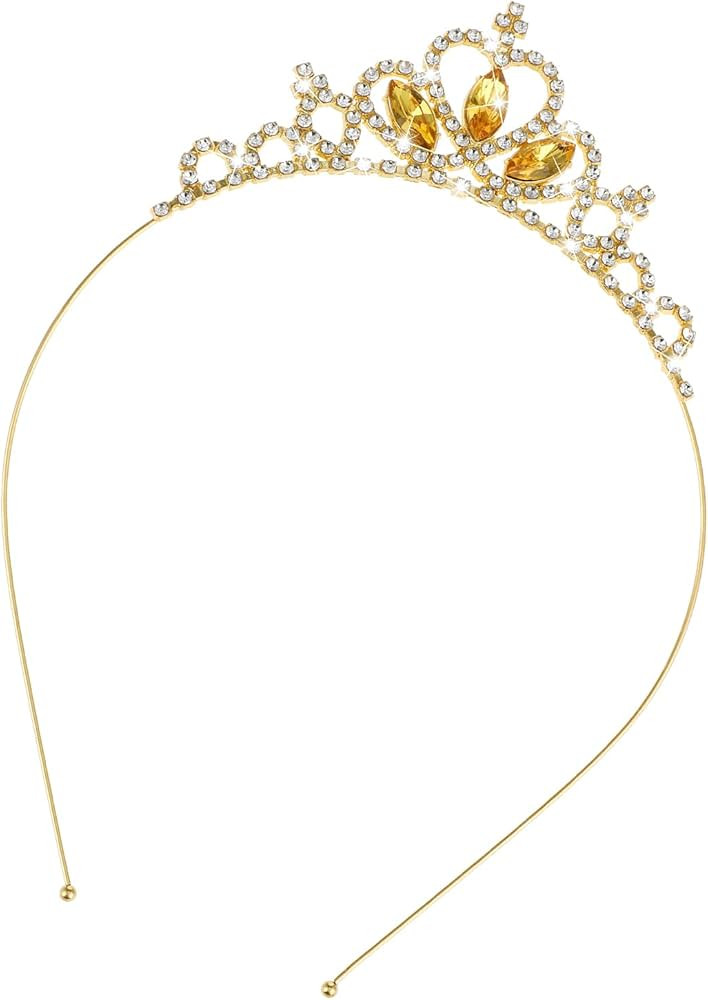 Sibba Princess Tiara Crown Headpieces Hair Hoop Tiara Gems Rhinestone Tiara Head Crown Headband f... | Amazon (UK)
