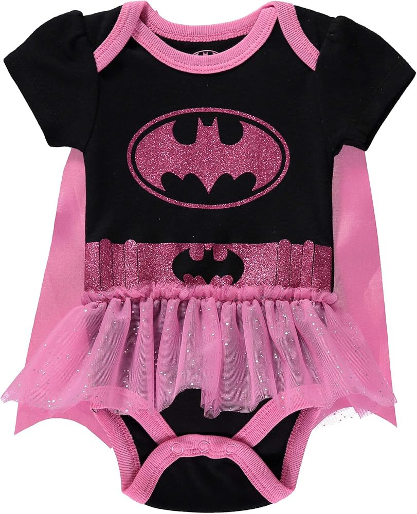 DC Comics baby-girls Batgirl Bodysuit Tutu Skirt and Detachable Cape | Amazon (US)