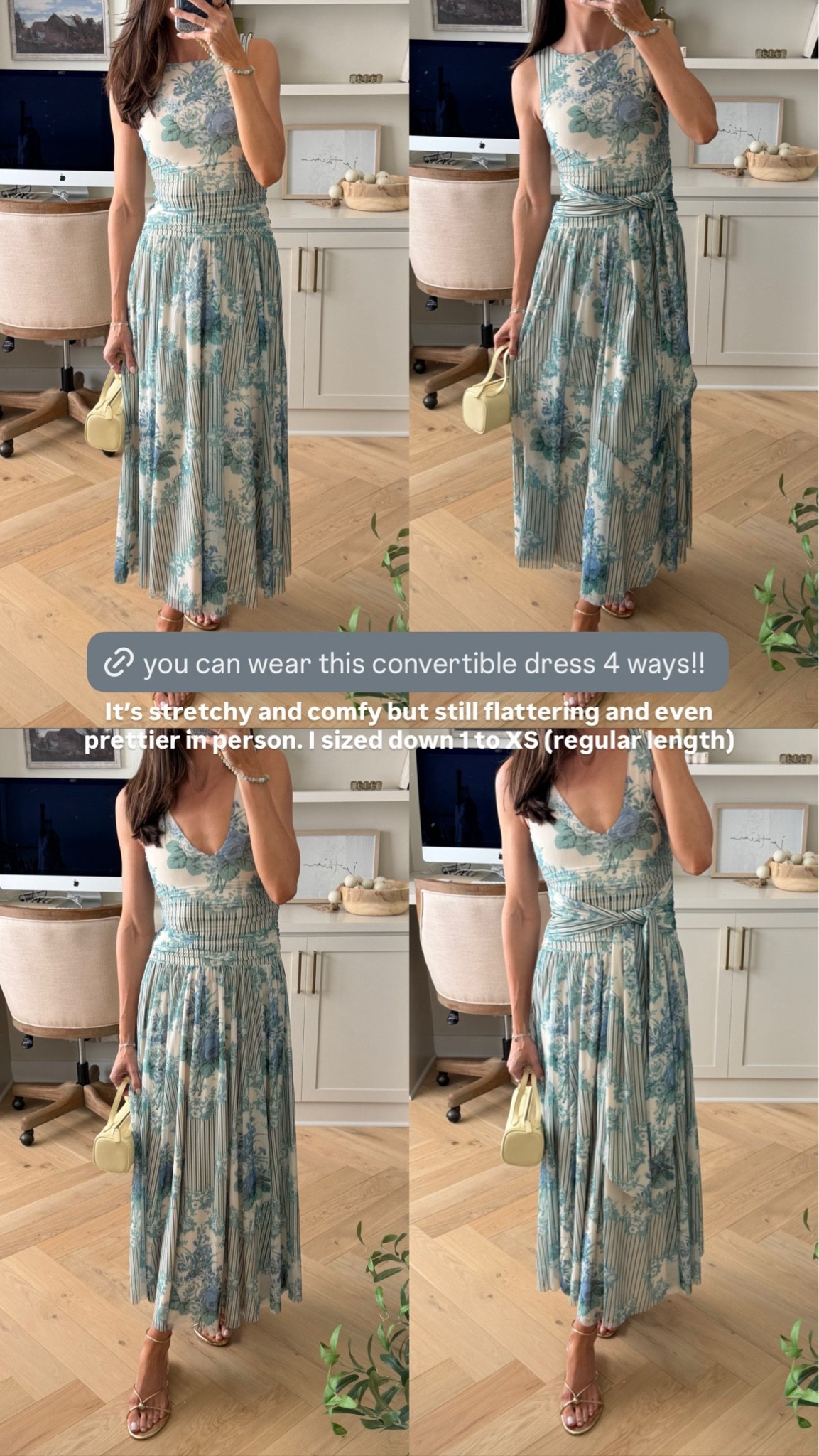 Stretchy and comfortable but so elegant! Love the versatility of it too. Sized down to XS! Code AFSUMMER will save an extra 15% off!

#LTKSaleAlert #LTKWedding #LTKSeasonal