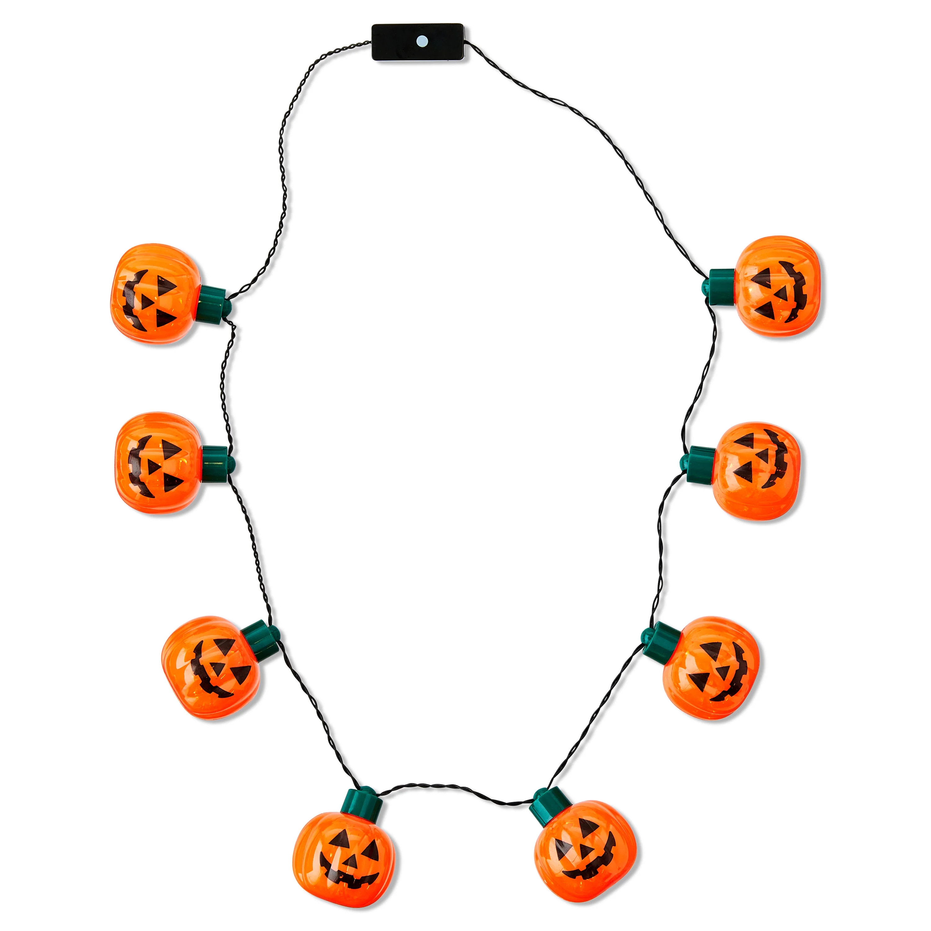 Light up Pumpkin Necklace Way to Celebrate Halloween Party Favor for Boys Girls Adults Children | Walmart (US)