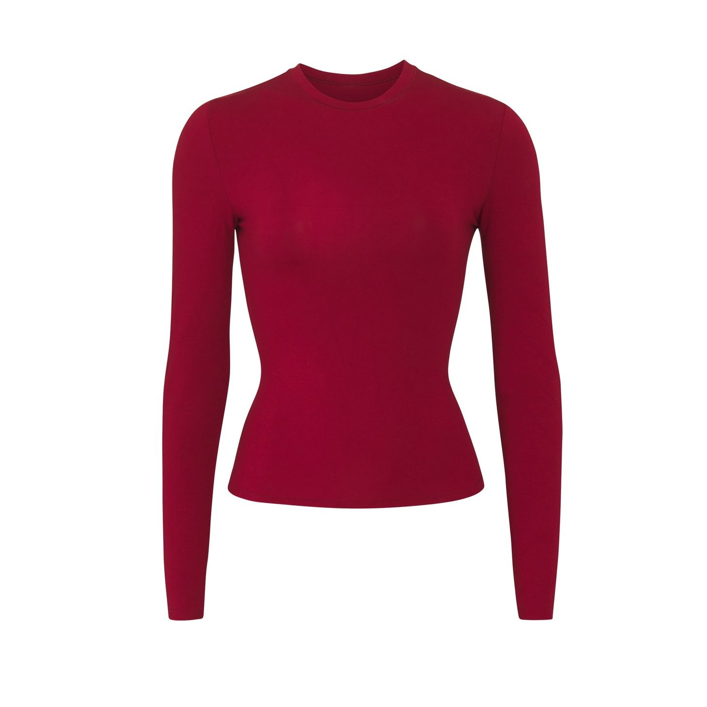 COTTON JERSEY LONG SLEEVE T-SHIRT | SKIMS (US)