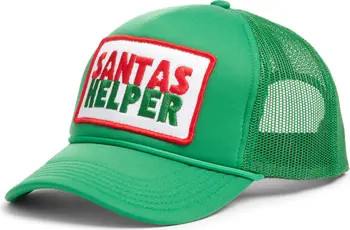 Friday Feelin’ Santa's Helper Patch Trucker Hat | Nordstrom | Nordstrom