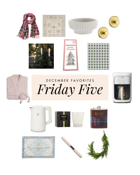 Our favorite items from our December Friday Five series.

#LTKGiftGuide #LTKSeasonal #LTKhome