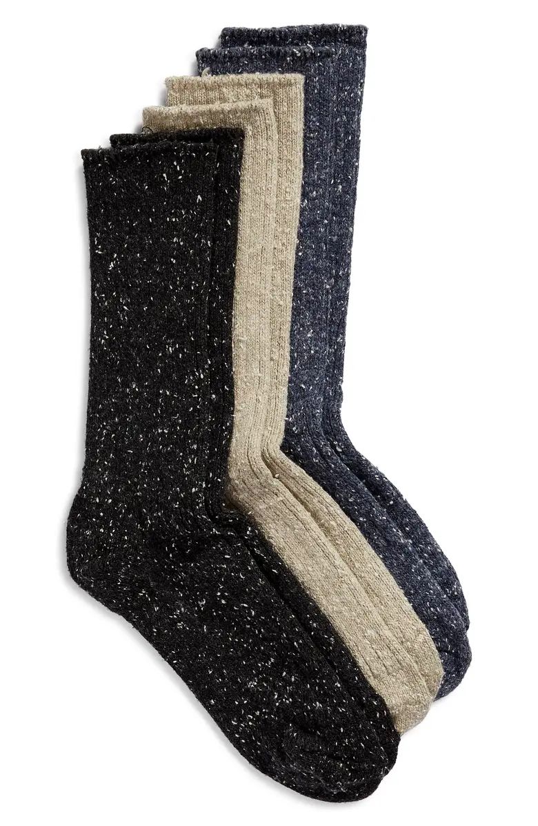 Assorted 3-Pack Marled Boot Socks | Nordstrom