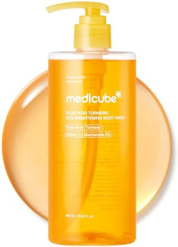 medicube Kojic Acid Turmeric Brightening Body Wash | Gentle Shower Gel for Uneven Skin | Niacinam... | Amazon (US)
