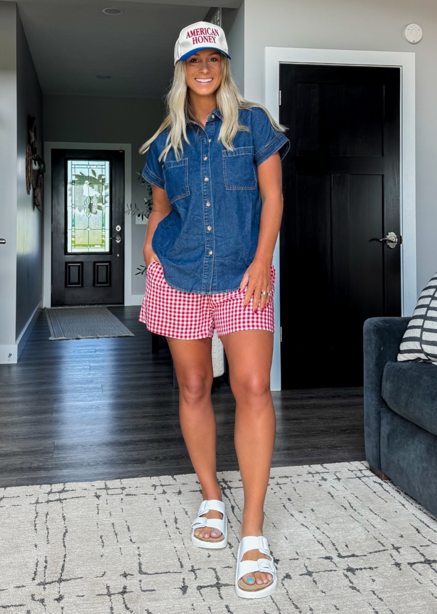 Holding onto summer with this adorable look from Amazon! These gingham boxer shorts are trending and now I know why!

#LTKgrwm #LTKootd #LTKmomlife