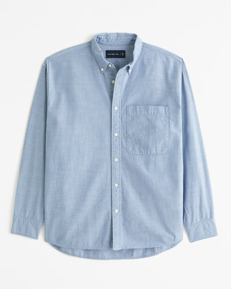 Easy Oxford Shirt | Abercrombie & Fitch (US)
