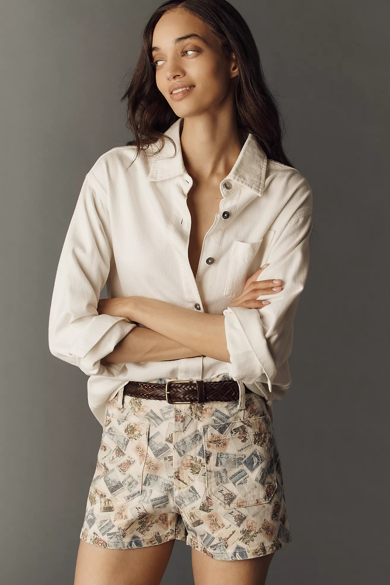 Maeve Colette High Rise Mini Shorts | Anthropologie (US)
