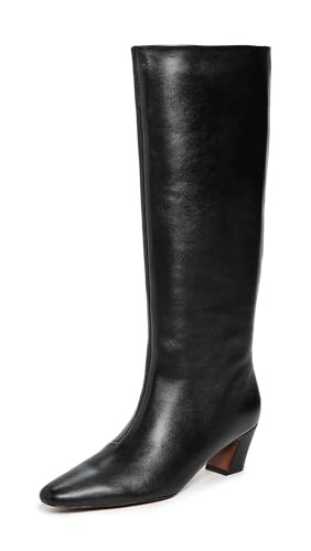 Loeffler Randall Women's Marley Kicked Heel Tall Boots, Black, 8.5 Medium US | Amazon (US)