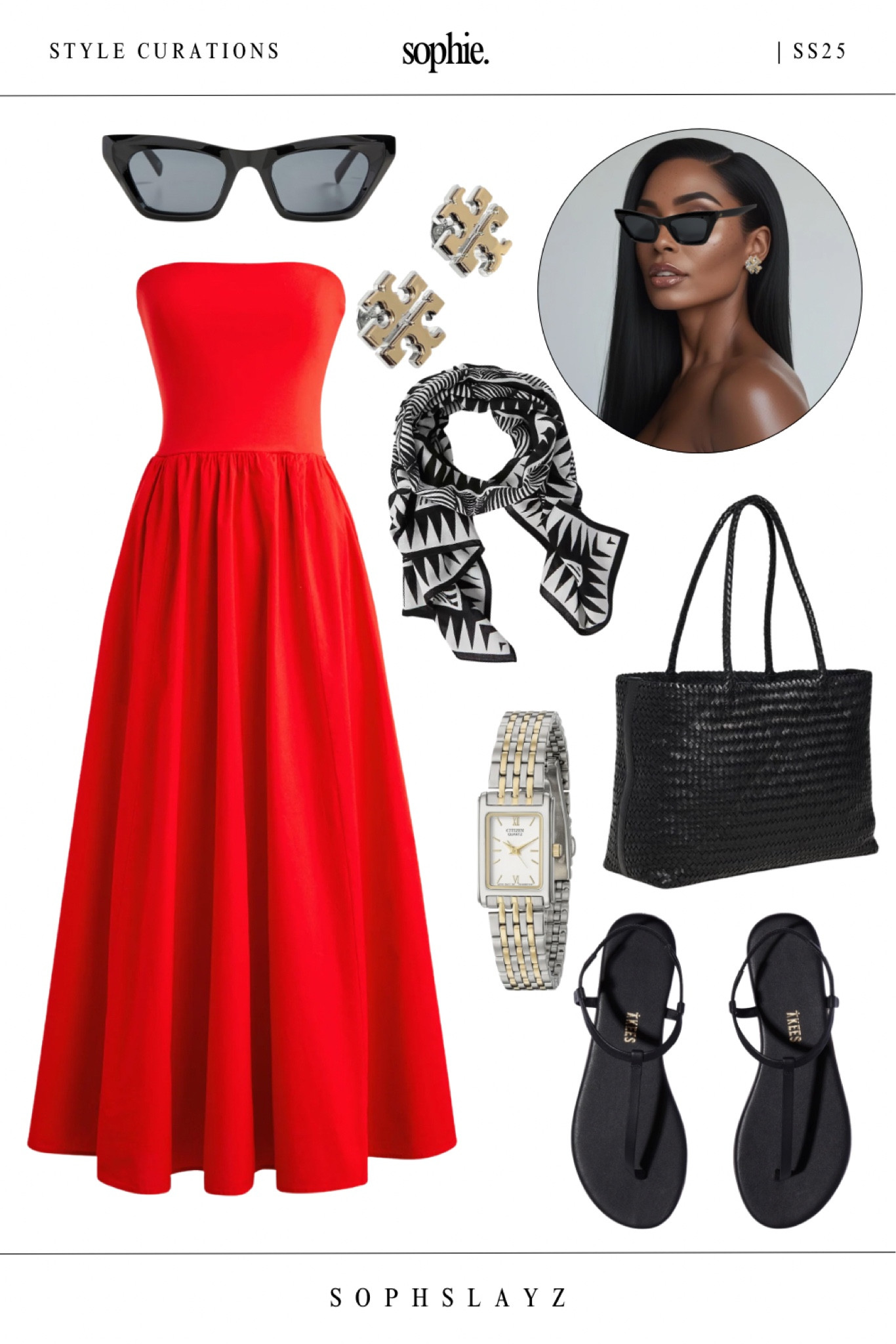 This curated summer outfit is part of my SS25 summer capsule collection—and it’s giving effortless luxury. Featuring a bright red strapless maxi dress, black leather woven tote, and sleek black sandals—it’s a look you’ll come back to every season. Check out the full capsule wardrobe on my profile for more look inspo!

#LTKSummerEdit #LTKStyleTip #LTKOver40