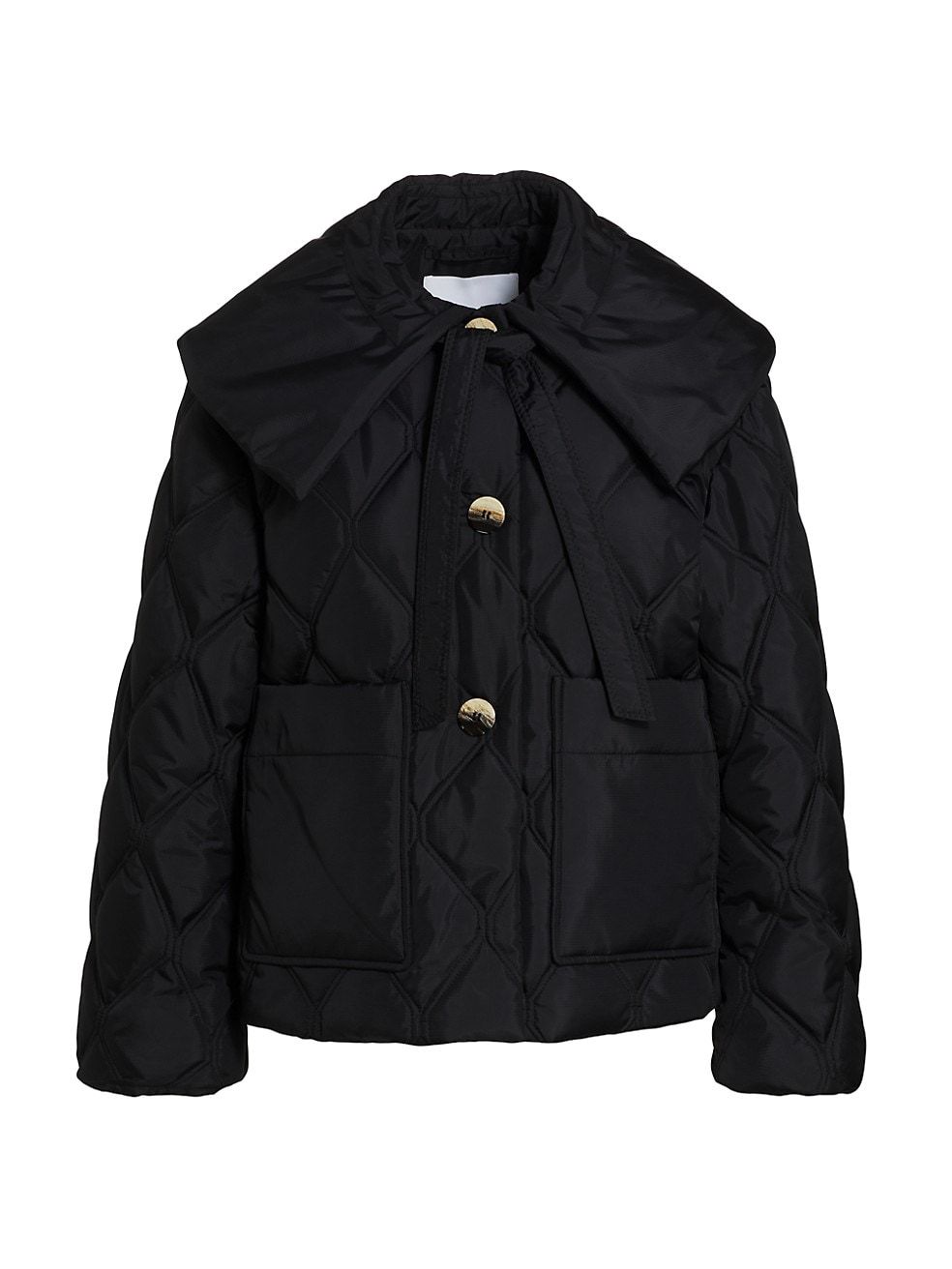 Ripstop Quilted Big Collar Jacket | Saks Fifth Avenue