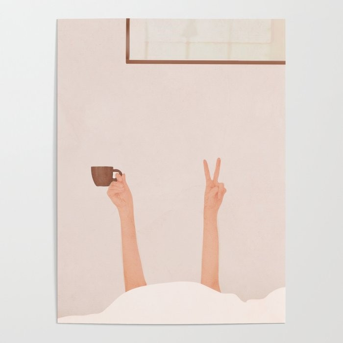 Good Peaceful Morning Poster | Society6