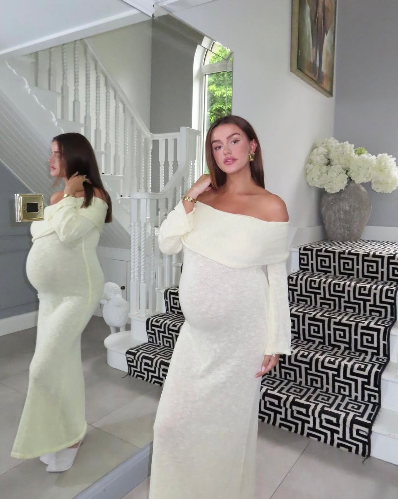 It’s a lot more light in person!! (Like it is on me) not maternity I just sized up 

#LTKwedding #LTKmaternity #LTKuk