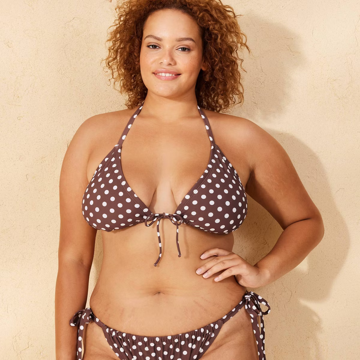 Women's Bow Front Triangle Bikini Top - Wild Fable™ | Target