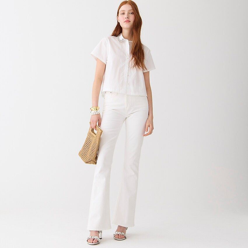 Skinny flare jean in White wash | J.Crew US