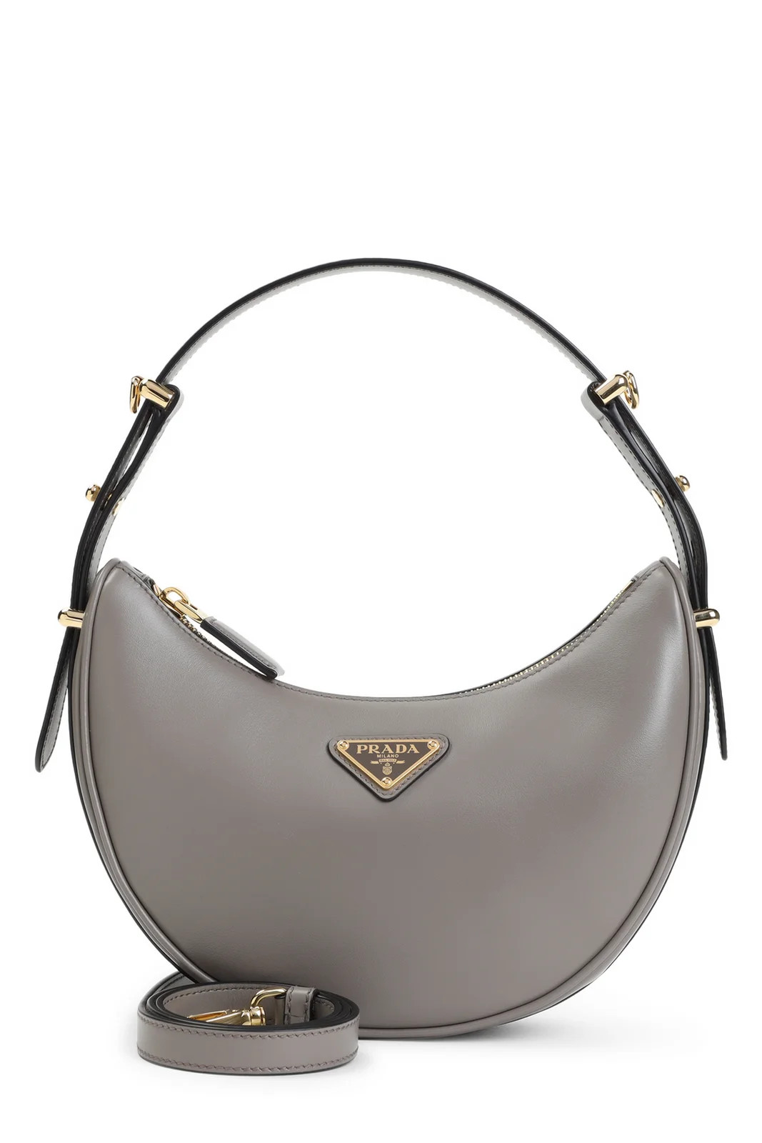 Prada Arqué Zipped Shoulder Bag | Cettire Global