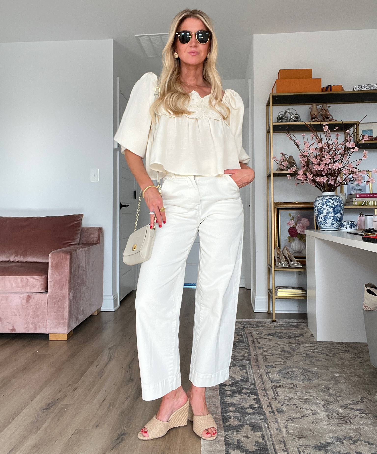 Cream outfit 

#LTKSeasonal #LTKshoecrush