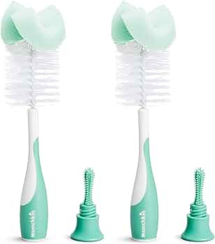 Munchkin® Sponge™ Bottle Brush, 2 Pack, Green | Amazon (US)