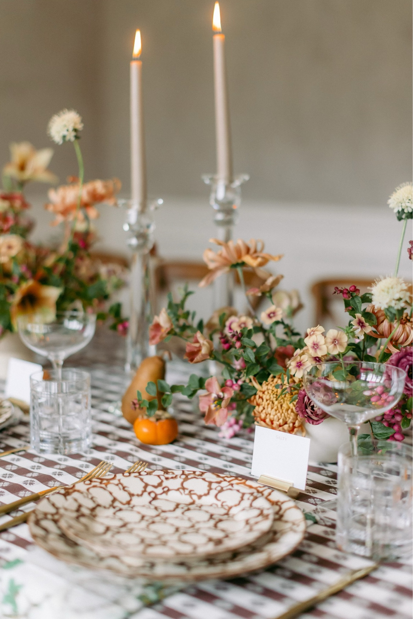Up close details of this year’s Friendsgiving Tablescape 🤎 So obsessed with the mix of prints & shades of brown! 

#LTKHoliday #LTKStyleTip #LTKHome